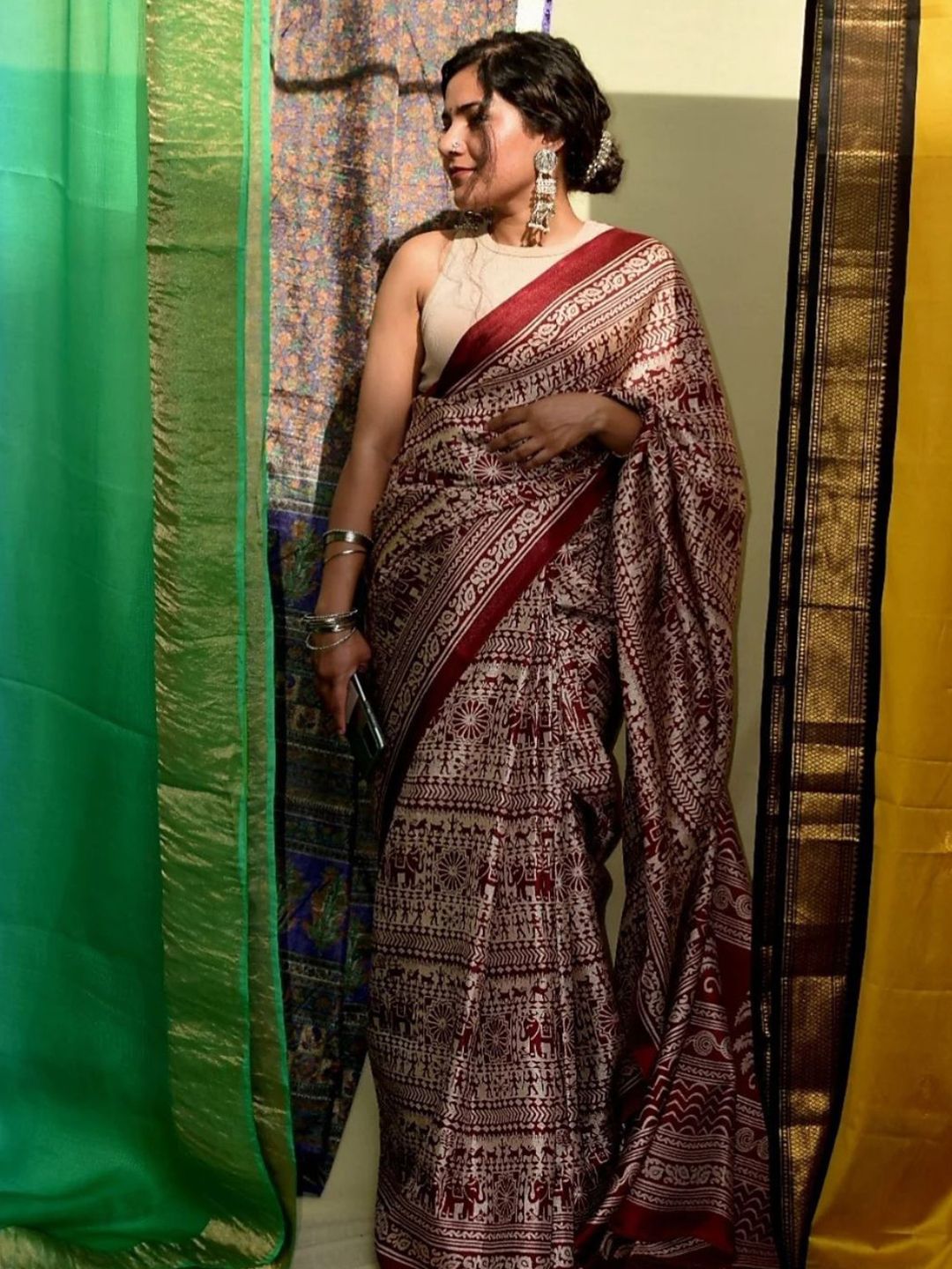 Dhimhi Women's Art Silk Saree