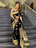 Dhimhi Women's Woven Design Kanjeevaram Saree