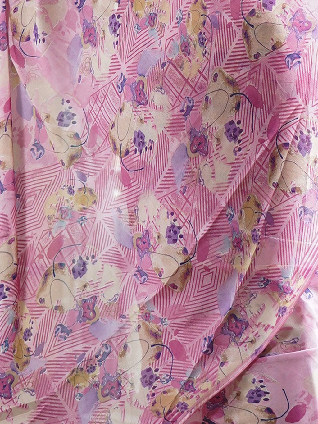 Dhimhi Women's Floral Printed Saree