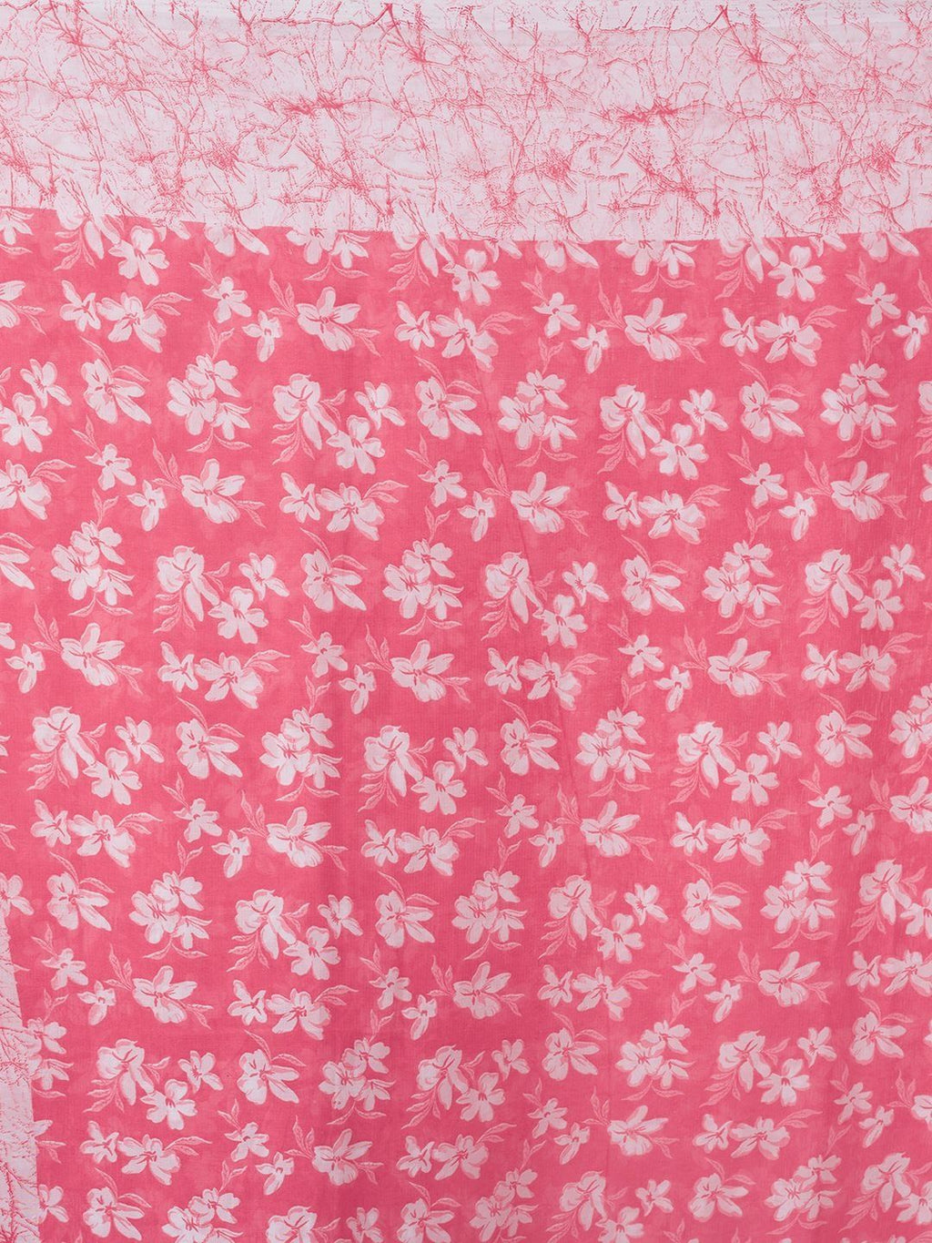 Dhimhi Women's Floral Poly Georgette Saree