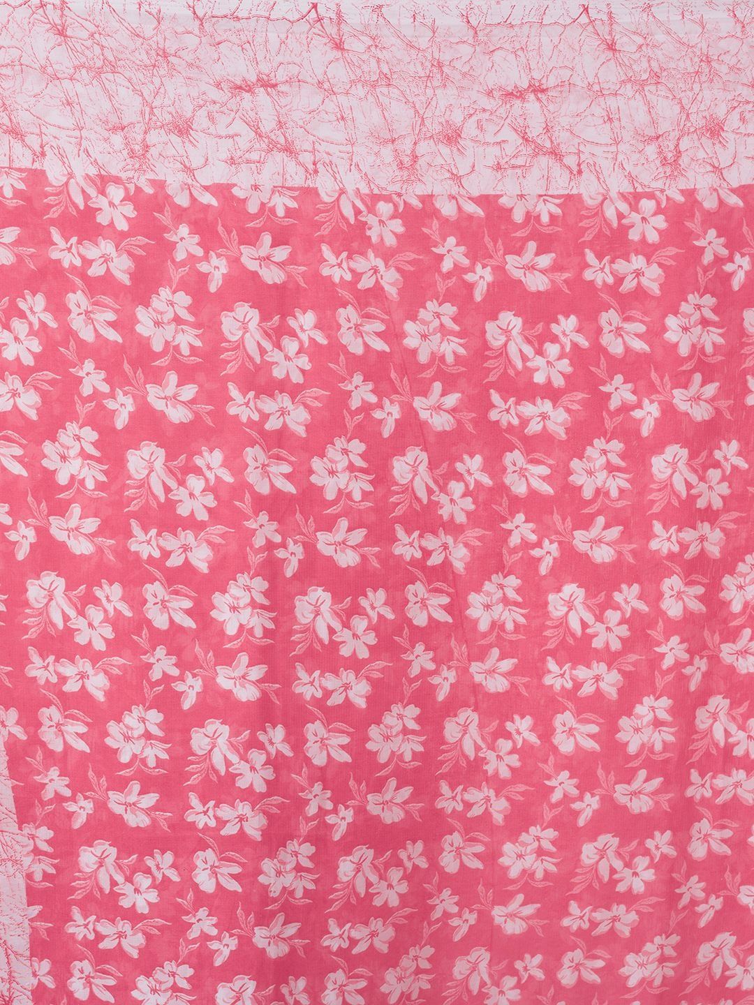 Dhimhi Women's Floral Poly Georgette Saree