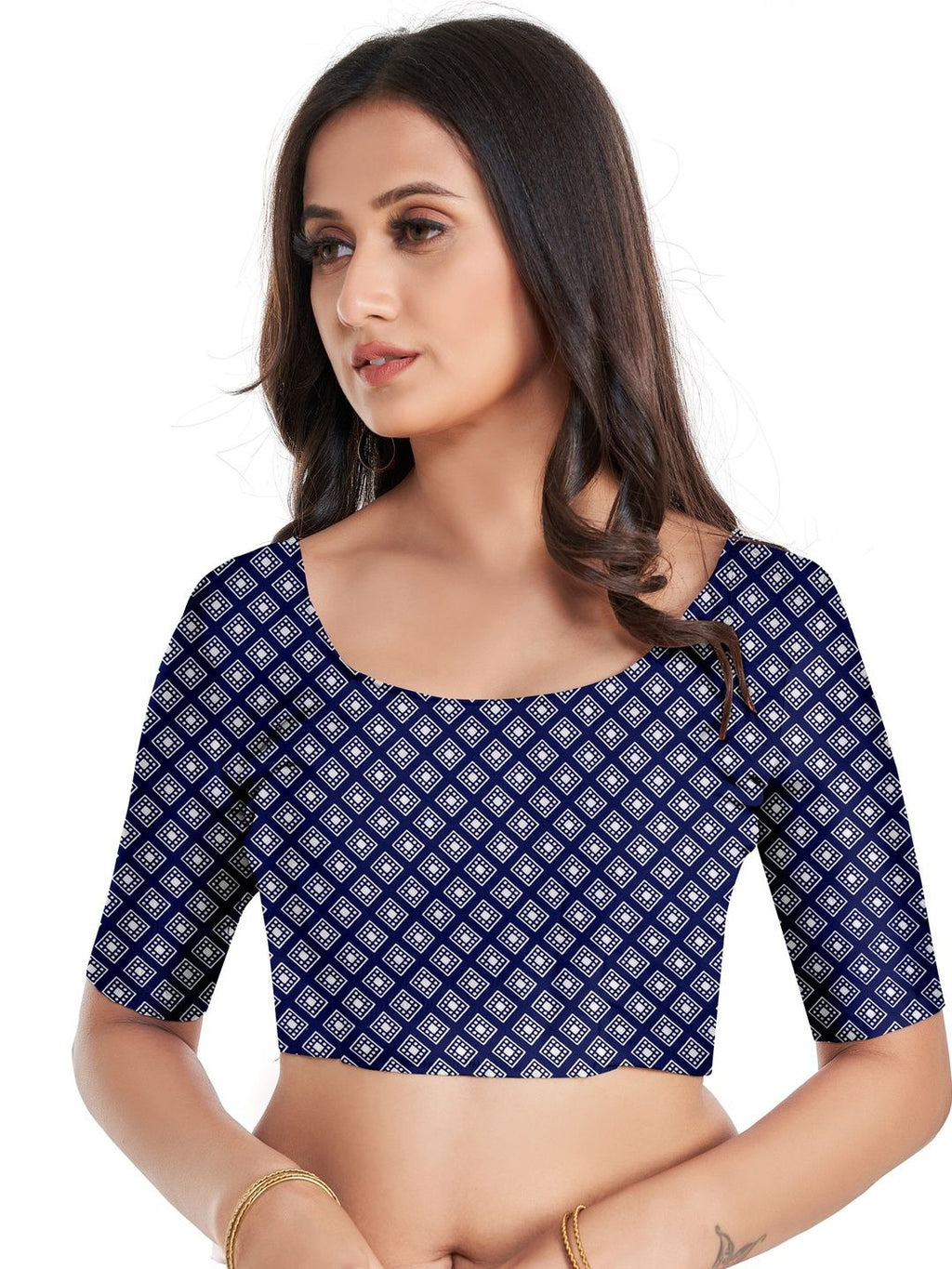 Dhimhi Women's Ethnic Motifs Poly Georgette Saree