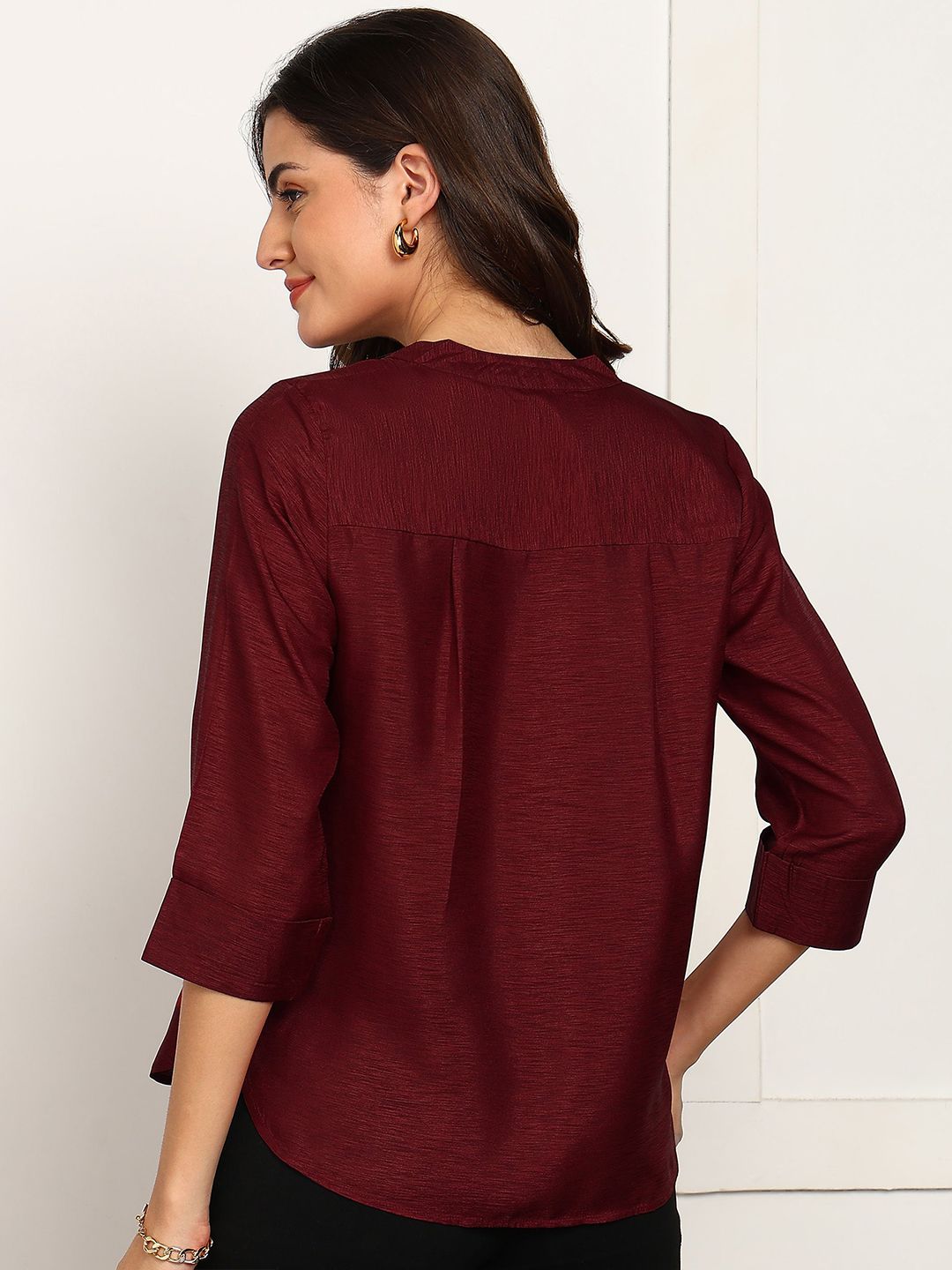 Dhimhi Women's 1 Solid Regular Top