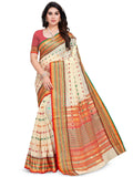 Dhimhi Women's Woven Design Zari Kota Saree