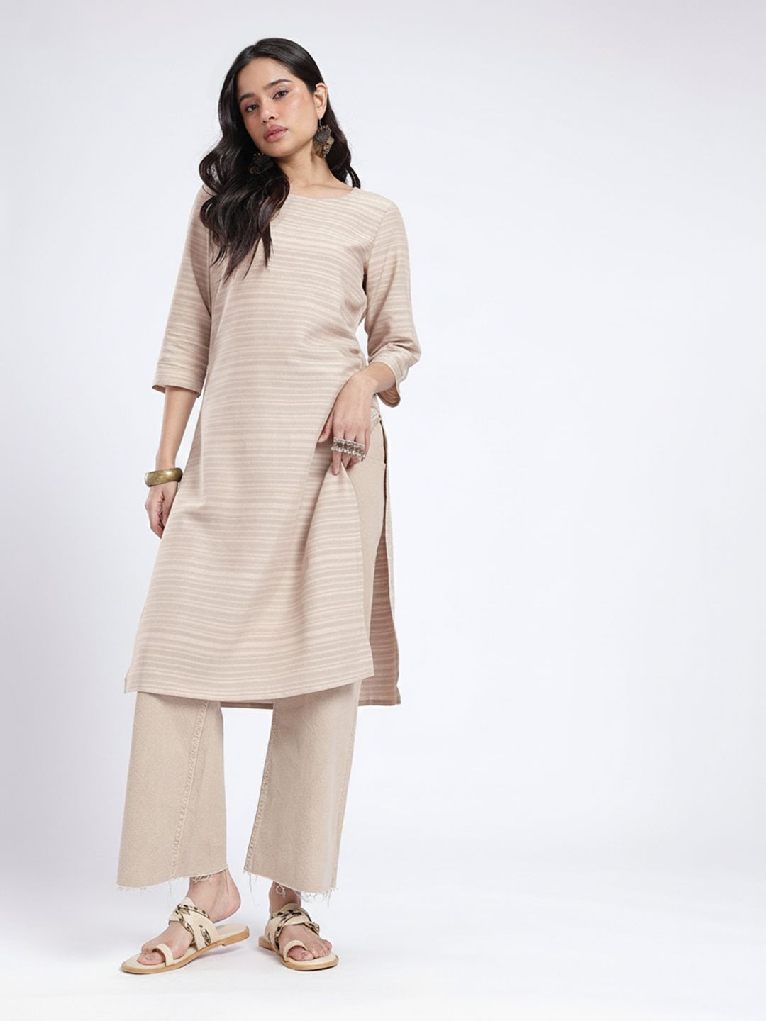 Striped Straight Kurta